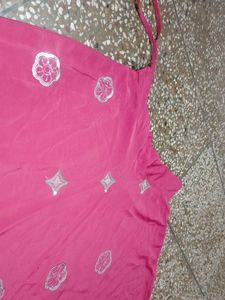 Pink Lehnga  Choli With Dupatta