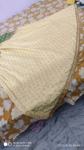 Gown with jacket.