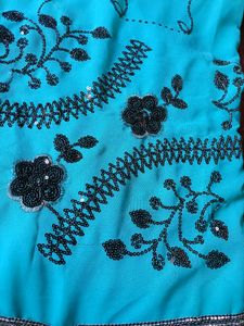 Combo Of 3 New Peach Embroidered Sarees
