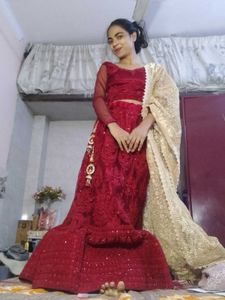 Elegant Red Lehenga Choli