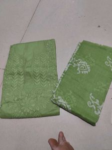 Green Embroidered Kurta Set