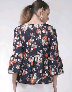 New Floral Print Top