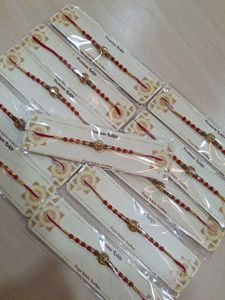 Rakhi - Set Of 10 Premium Packed In Cards