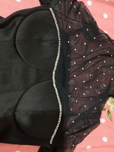 Sheer Embellished Top