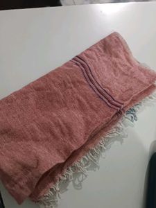 Pink Striped Scarf