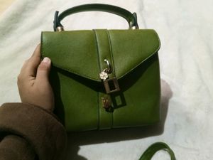 Green Aesthetic Handbag