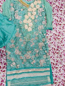 kurta set with pants nd dupatta