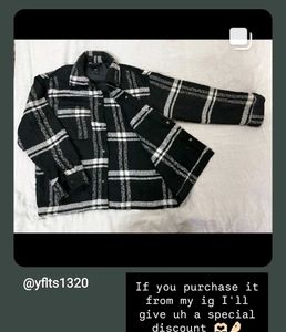 H&M Black oversized Jacket