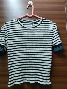 Imported Zara Striped Tee