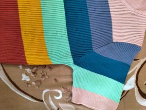 Rainbow Striped Top