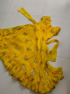 Yellow Butterfly Dress