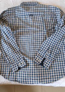 Men&#39;s Blue &amp; White Checkered Shirt