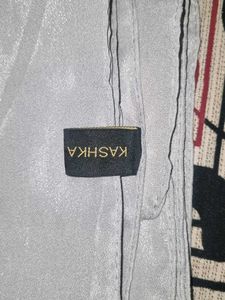 Silver Party Wear Shimmer SCARF/ HIJAB/ DUPATTA