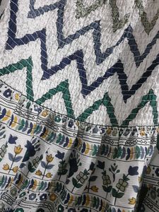 Boho Print Off-Shoulder Blouse