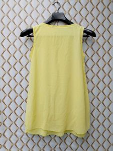 New With Tag Korean Yellow Cute Laces Top