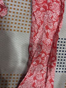 Red Paisley Top