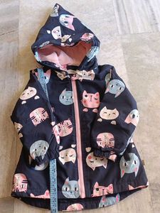 Cute Cat Print Kids Jacket