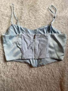 Blue Corset Top