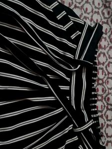 Striped Wrap Pant