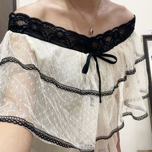 Off-Shoulder Lace Top