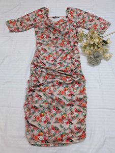 Floral Bodycon Mini Dress