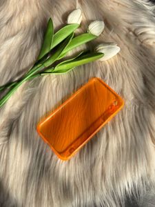 Neon Orange iPhone XR Back Cover / Case