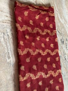 Brown Saree