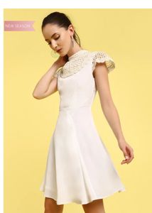 High Neck Lace Dress
