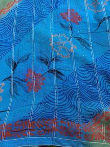 Beautiful Light Weight Mukesh Work Saree