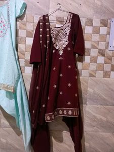 Embroidery Suit Salwar Full Set