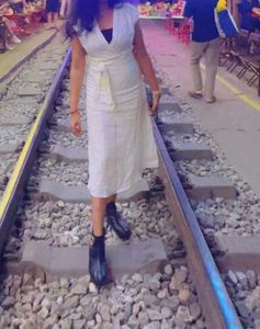 Zara White Midi Dress