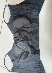 Y2K Sequined Black Blouse