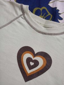Heart Graphic Baby Tee