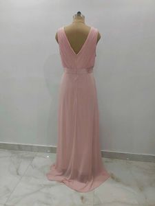 Elegant Pink Maxi Dress