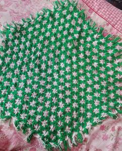 Crocheted Throw Blanket Hexagonal  3.2ft