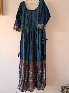 Blue 3 Pc Naira Cut Suit