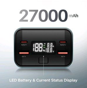 Boat Shroom 27,000mah / 160W At 3600/-⚡⚡