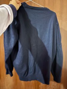 Navy Blue Knit Sweater