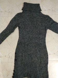 Turtle Neck Bodycon Dress 👗