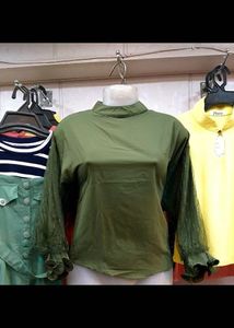 Olive Green Top
