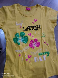 Cute Yellow Graphic Tee