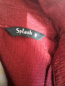 Splash Red Top - Size 10