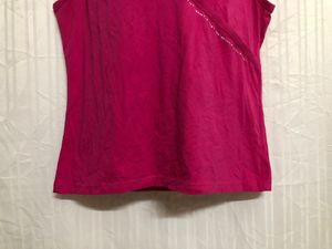 Pink Sleeveless Stylish Top
