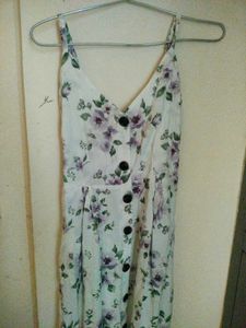 White Floral Dress
