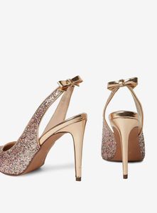 Dorothy Perkins Pink Glitz Slingback Court Shoes