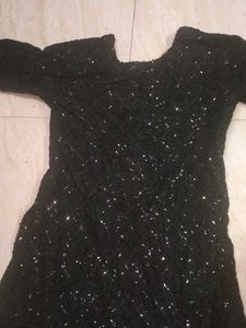 Viscose Sequence Rayon Chicken Kurti