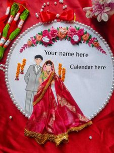 Wedding Anniversary Embroidery Hoop