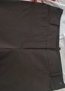 Brown Flare Leg Trousers