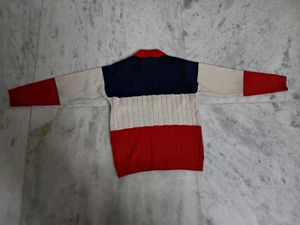New Color Block Pullover Sweater
