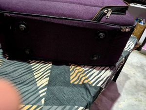 Purple Travel Suitcase